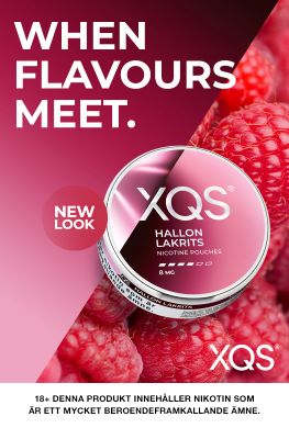 XQS Hallon Lakrits Slim Strong