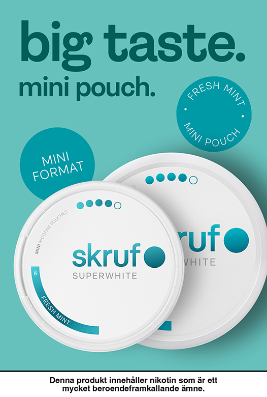 Skruf Superwhite No.60 Fresh Mint Mini 8mg