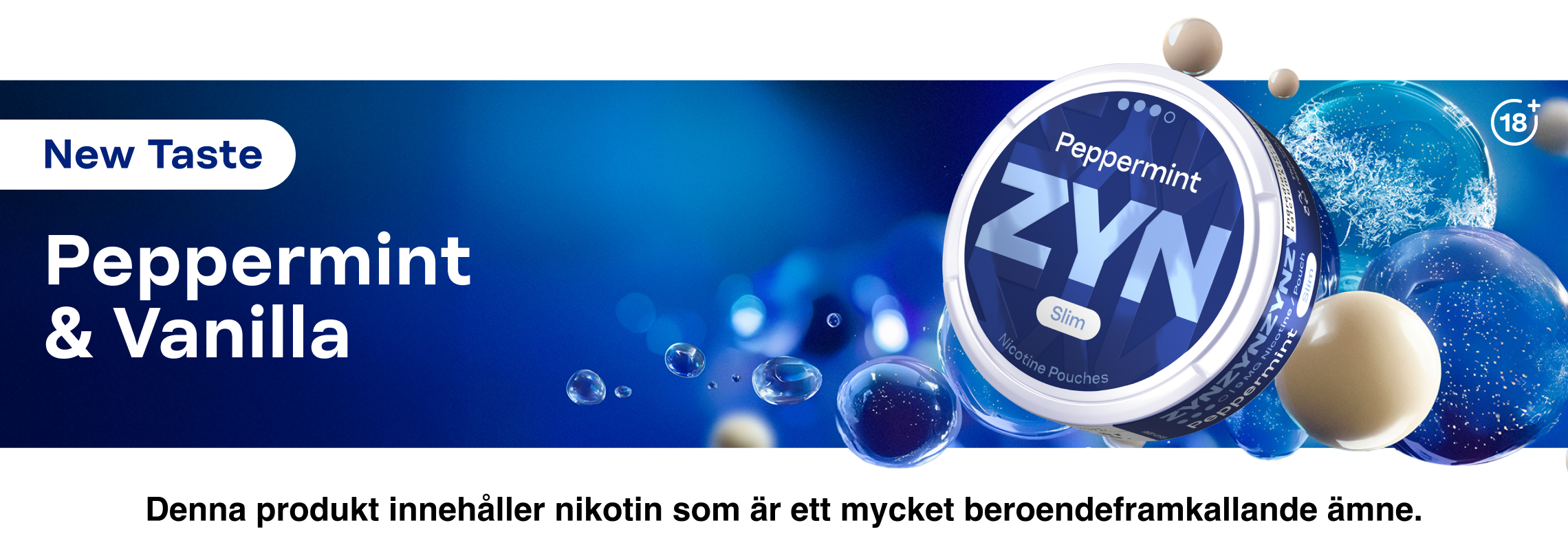 ZYN- Ny smak - Pepparmint och Vanilj