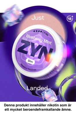 Zyn Blueberry mint 11 mg