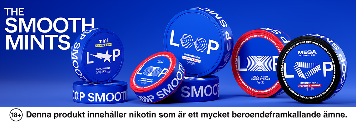 Loop Mint flavor, different strength and sizes