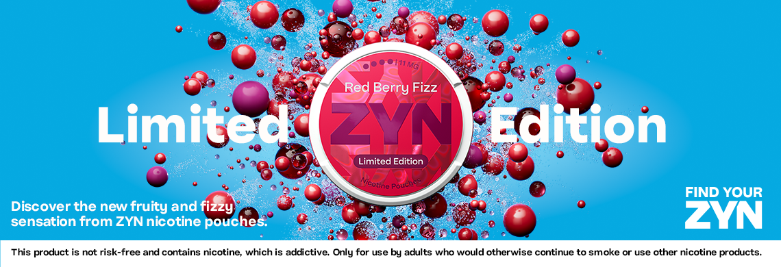 ZYN Red Berry Fizz - Try zyn many flavours
