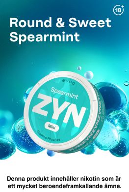 ZYN - en dosa med smak av mint