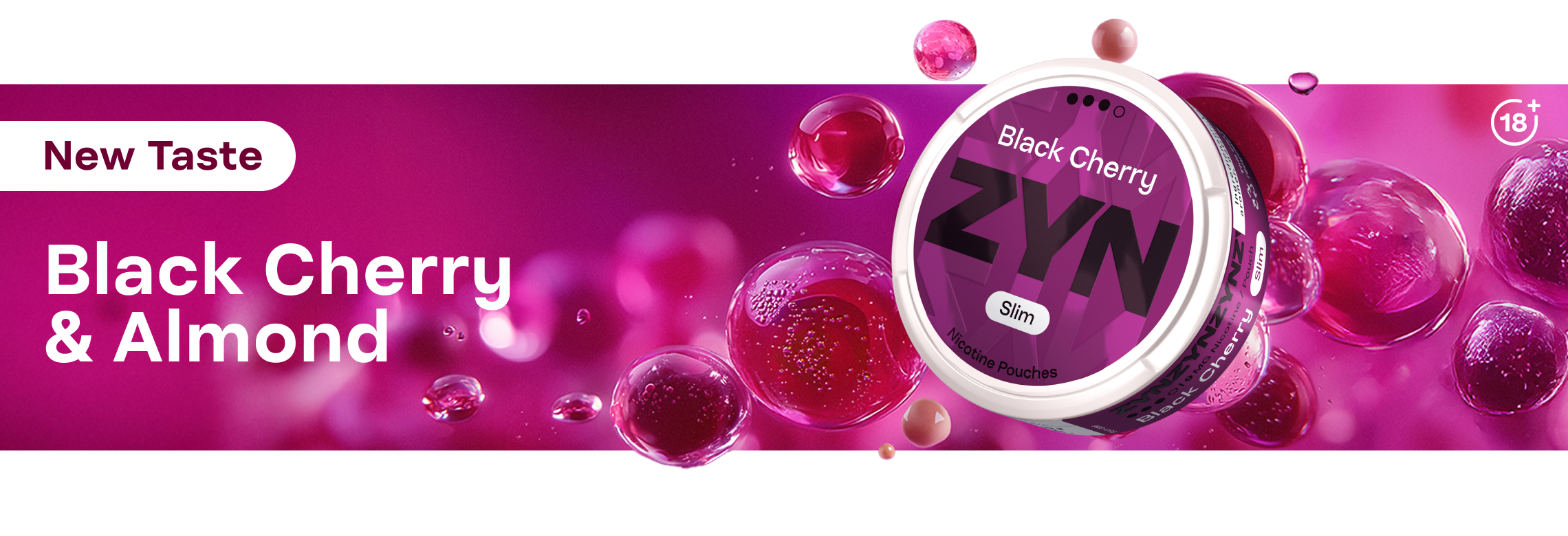 ZYN- Ny smak - Black Cherry & Almond
