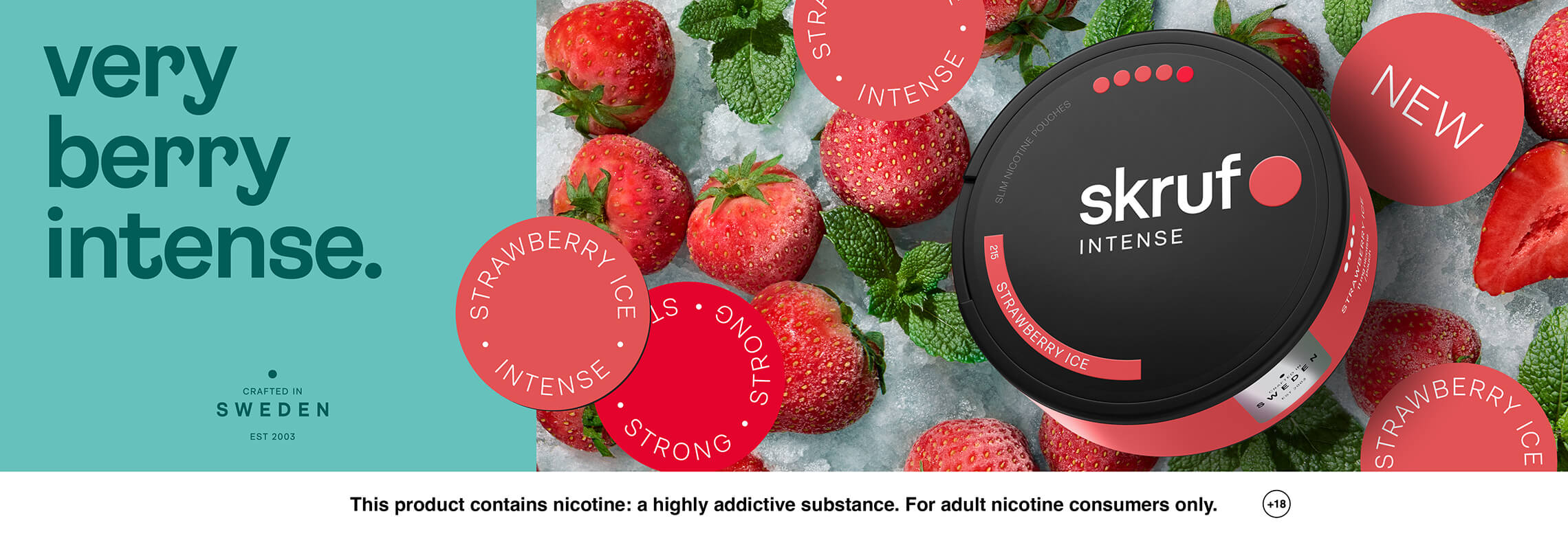 Skruf Intense Strawberry Ice