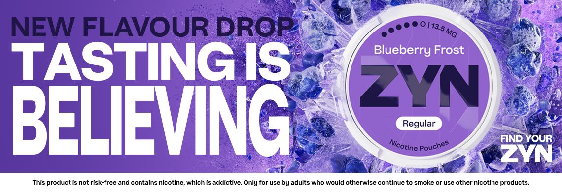ZYN Blueberry Frost - New Flavour Drop