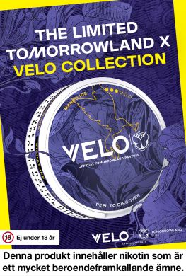 Limited can - Tomorrowland x Velo Collection