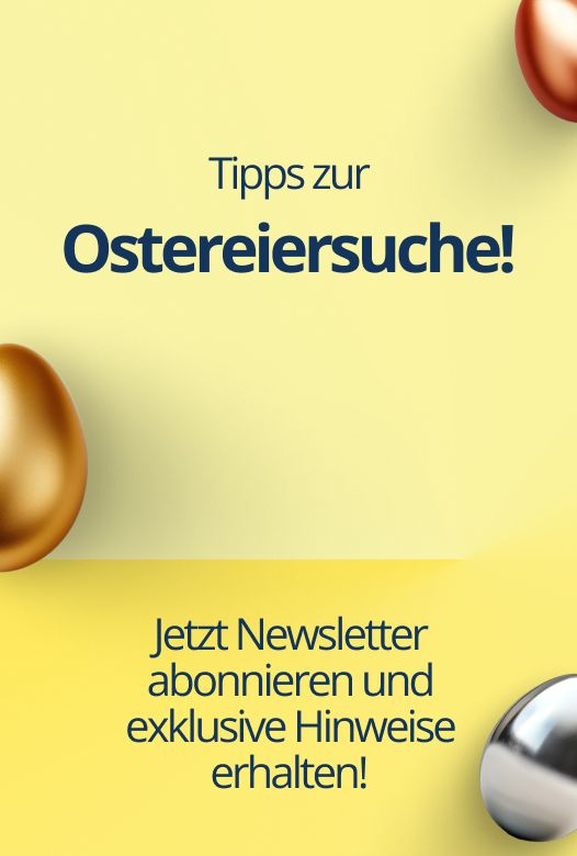 Bald beginnt die Ostereiersuche!