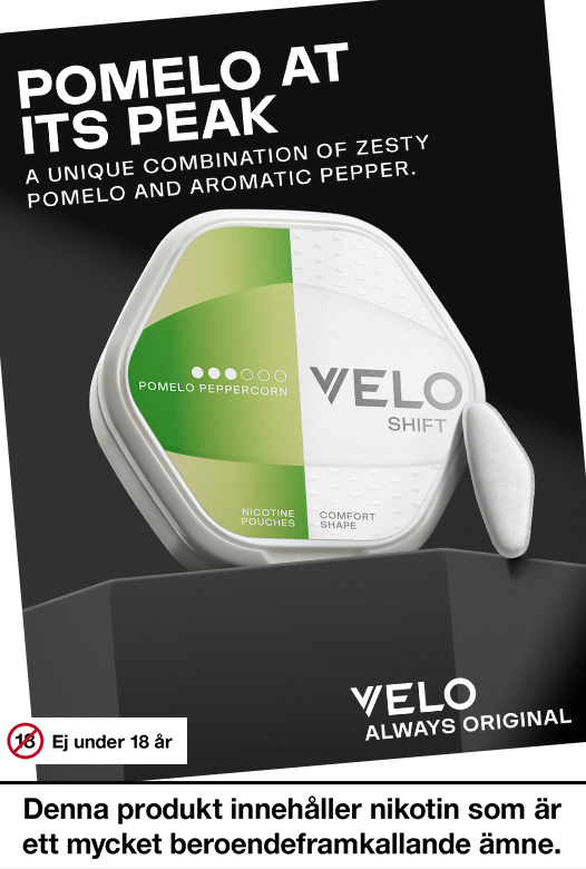VELO Shift Pomelo Peppercorn 8mg