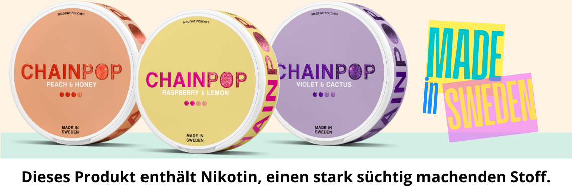 Chainpop - upptäck Chainpops olika smaker