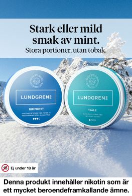 Lundgrens All White - två dosor med smak av mint