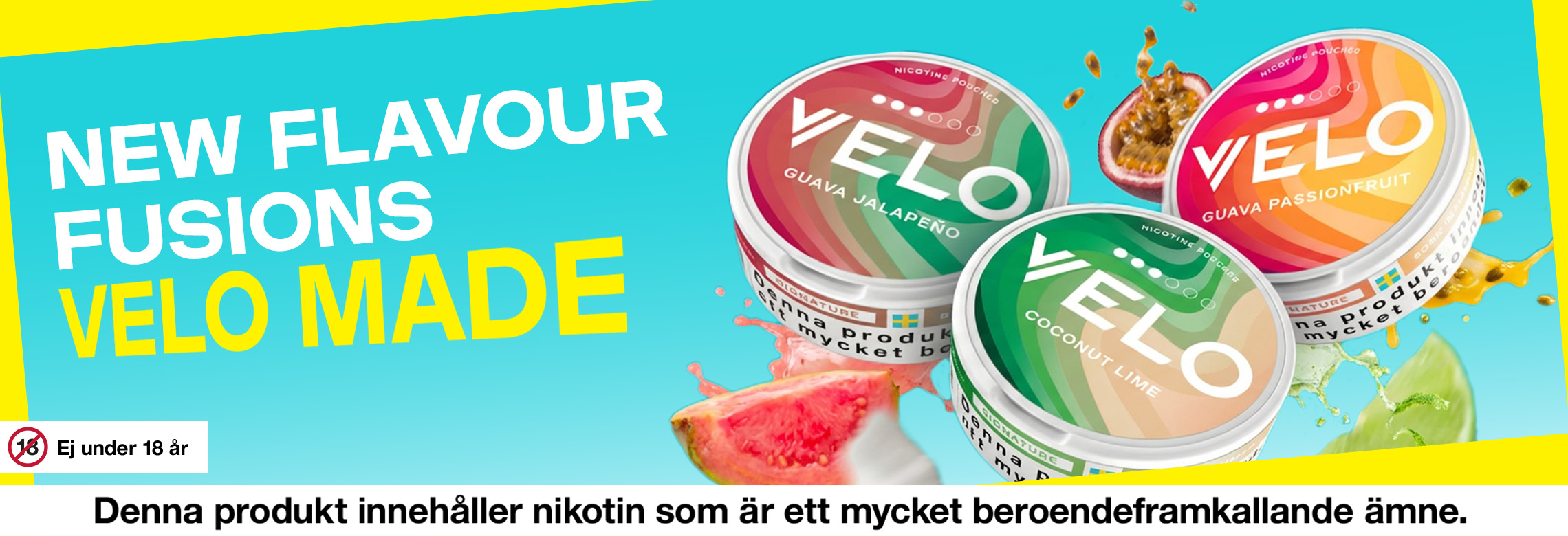 Velo - New flavours - Guava Jalapeño, Guava passionfruit and Coconut Lime