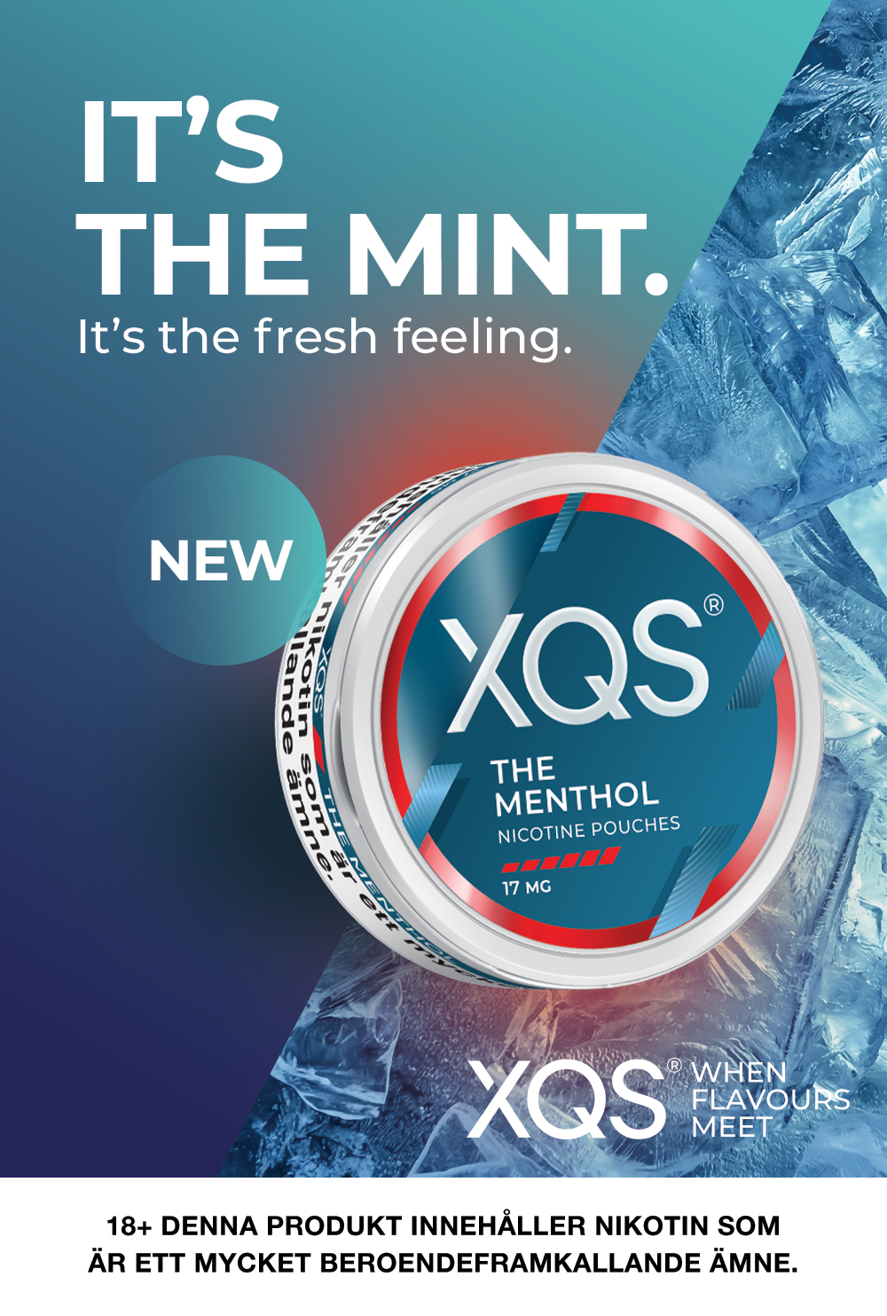 XQS - Ny smak - The Menthol 17mg